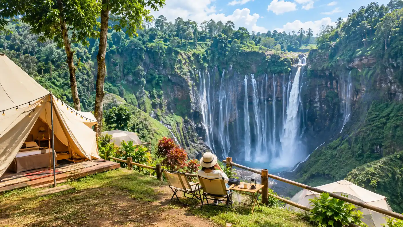 Camping & Glamping at Tumpak Sewu